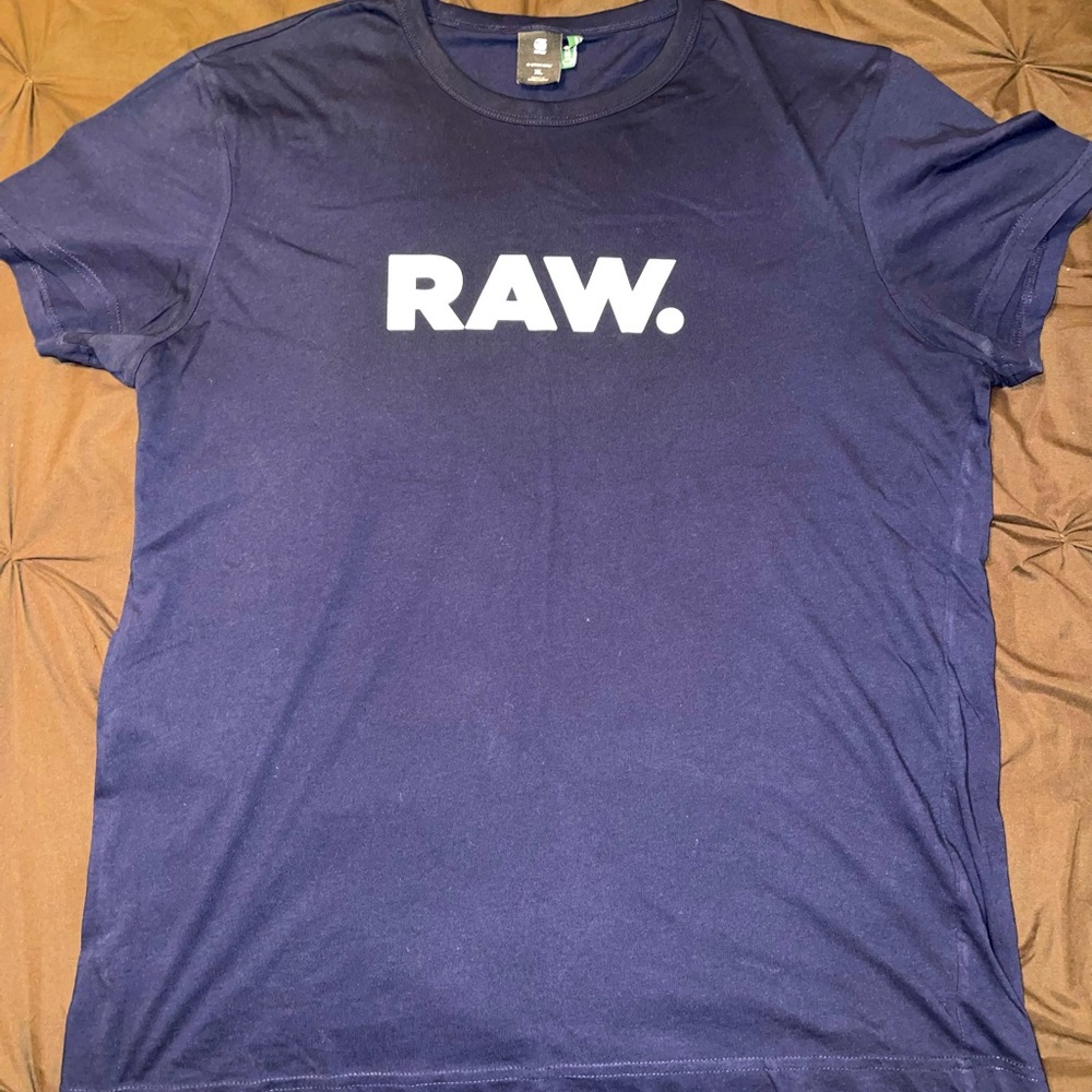 G star Raw t shirt in blue